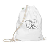Clean Clothes Drawstring Laundry Bag Cotton Travel Laundry Bag